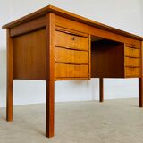 Vintage retro Danish mid-century teak desk by Bent Silberg Møbler 1960s