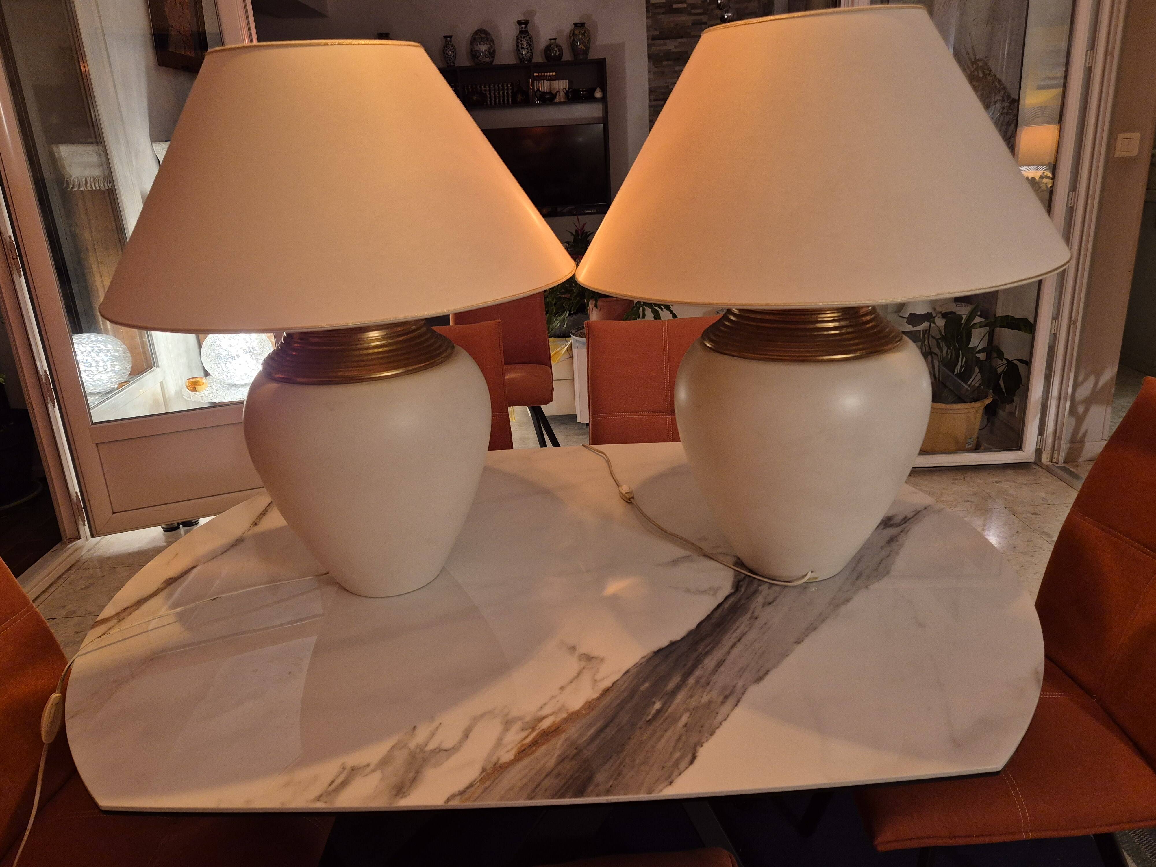 Pair of table lamps