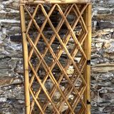 Vintage 4-sided rattan screen