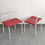 Paire de porte-bagages Charlotte Perriand les Arcs 1960