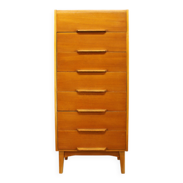 Commode en érable tchécoslovaque des années 1960.