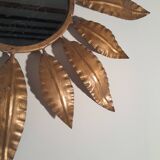 Miroir soleil à feuilles