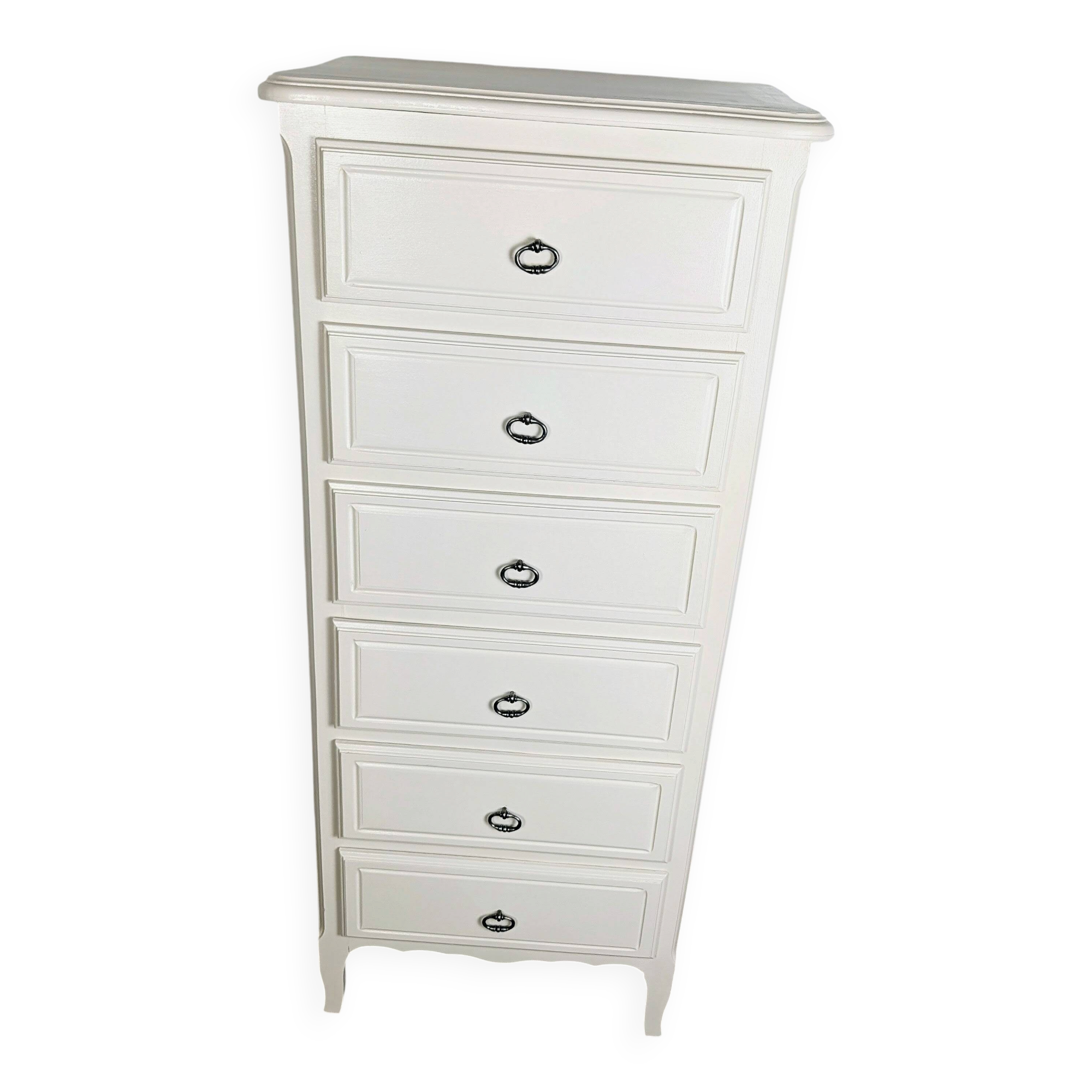 Chiffonnier semainier 6 tiroirs style Louis XV