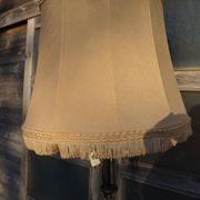 Vintage Sèvres crystal and wrought iron floor lamp from the 1950s