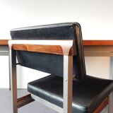 Rosewood table-desk and chair set for Topform, The Netherlands 1960's