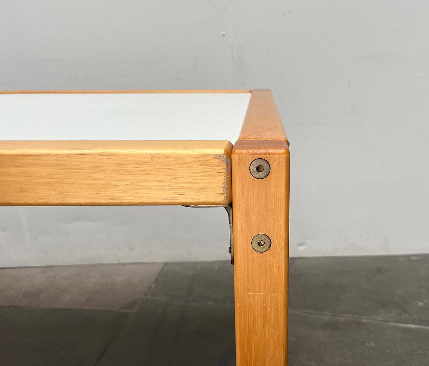 Vintage German Postmodern dining table or desk from the Profilsystem series by Flötotto, 1970s.