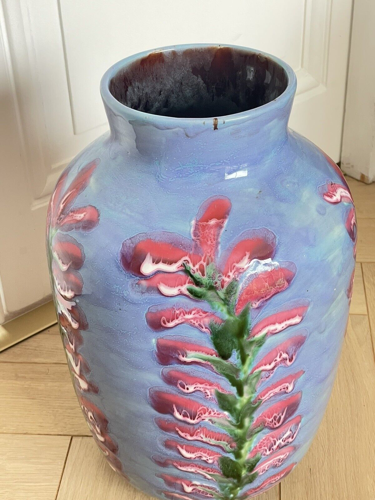 Ricard ceramic vase from the 50s signed guérin