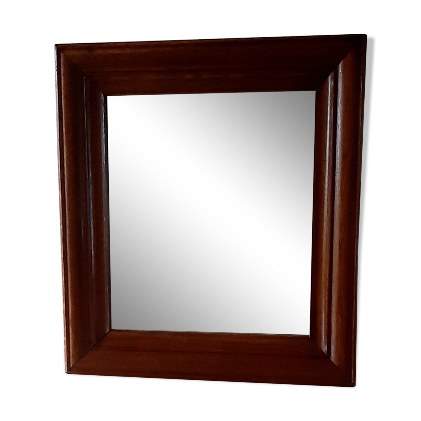 Old beveled mirror 51x56cm