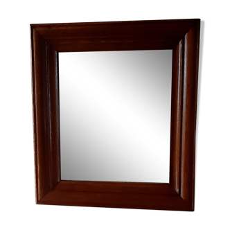 Old beveled mirror 51x56cm