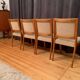 Set of four Cane Back chairs designed by Jens Risom, JO Carlssons, Sweden, 1950s