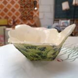 Homemade pottery salad bowl salad shape