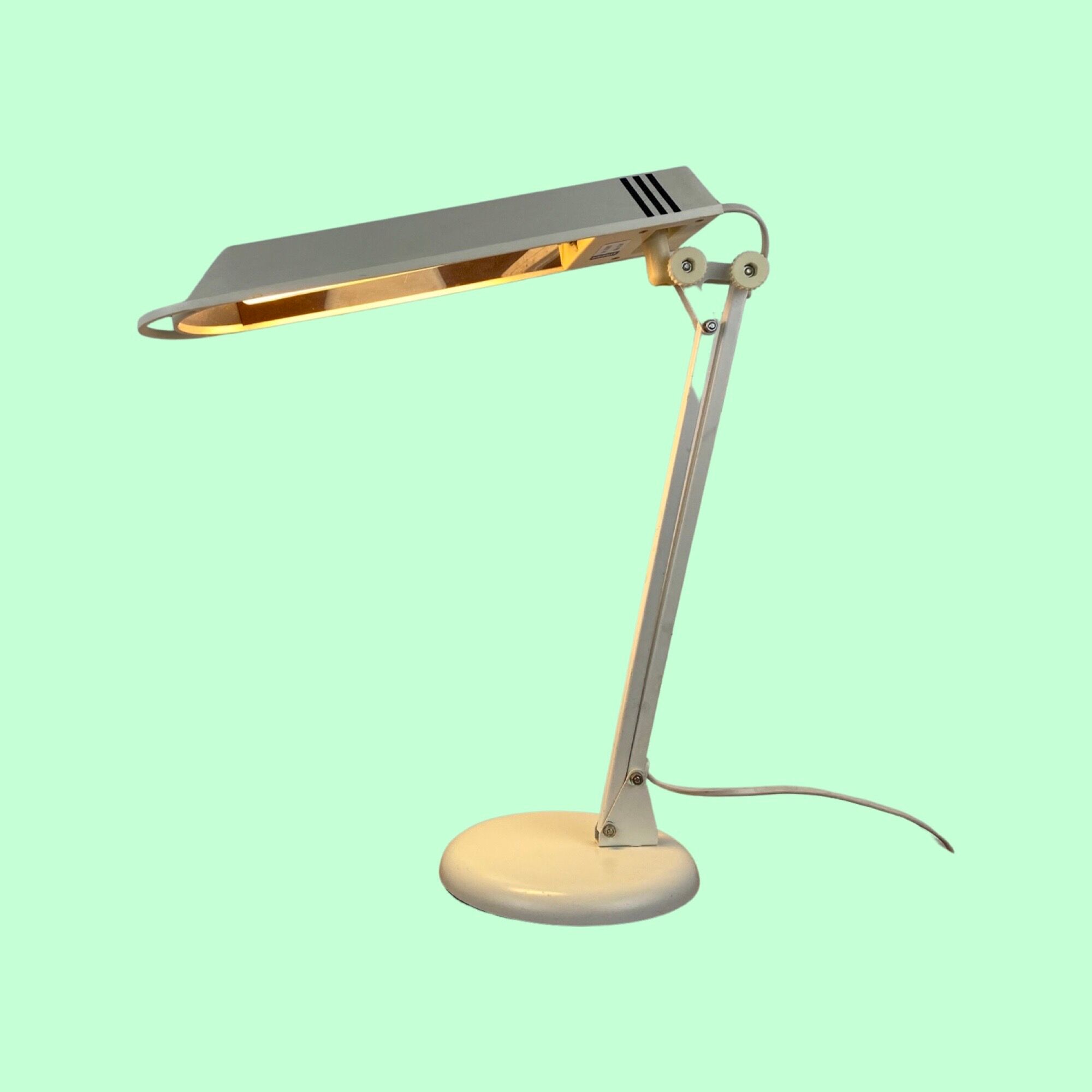 Danish VIntage Designer Desk Lamp LYSKAER | Scandinavian Desk Lamp Adjustable And Bright Light