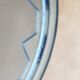 Pair hanging lamp Abat-jour blue glass