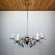 Mid-century spider chandelier by Pietro Chiesa for Fontana Arte, Italy, 1940s.