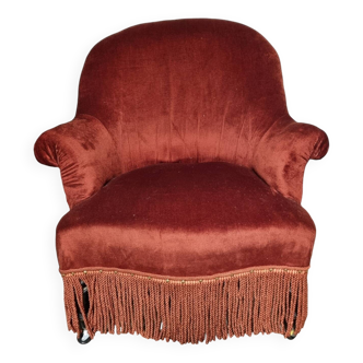 Fauteuil crapaud Napoléon III