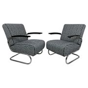 Fauteuils Bauhaus Fa Slezák Fn 24 / Thonet S 411