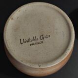 Vintage stoneware water dish