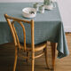 Washed linen tablecloth Celadon