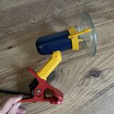 Vintage 80s Memphis spotlight clamp lamp