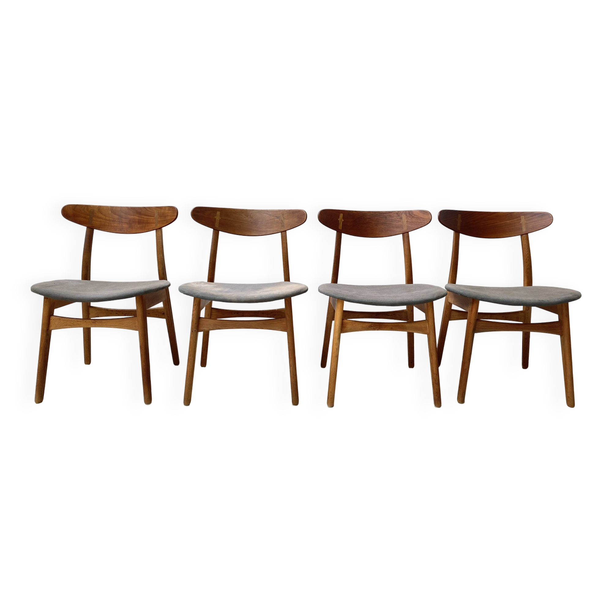 Chaises de salle à manger CH30 de Hans J. Wegner pour CARL HANSEN & SON