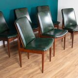 Retro Teak 1960s Elliots Of Newbury Mid Century Extending Dining Table & 6 Chairs