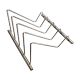 70s chrome magazine holder