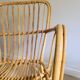 Vintage rattan armchair
