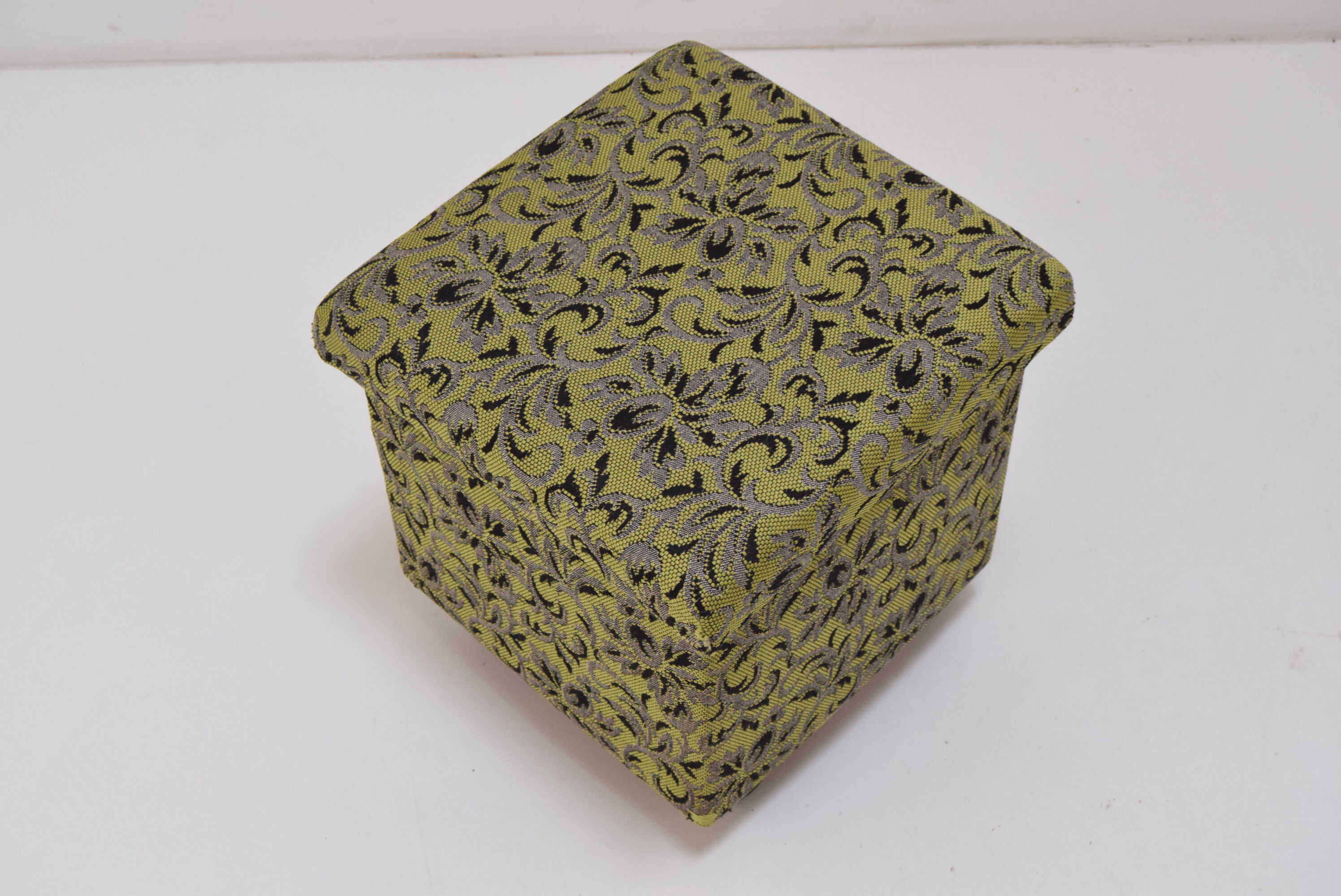 Mid-century Footstool with Wheels,1970's.