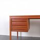 Mid-Century Teak Executive Desk by Torbjørn Afdal for Bruksbo, 1960s.