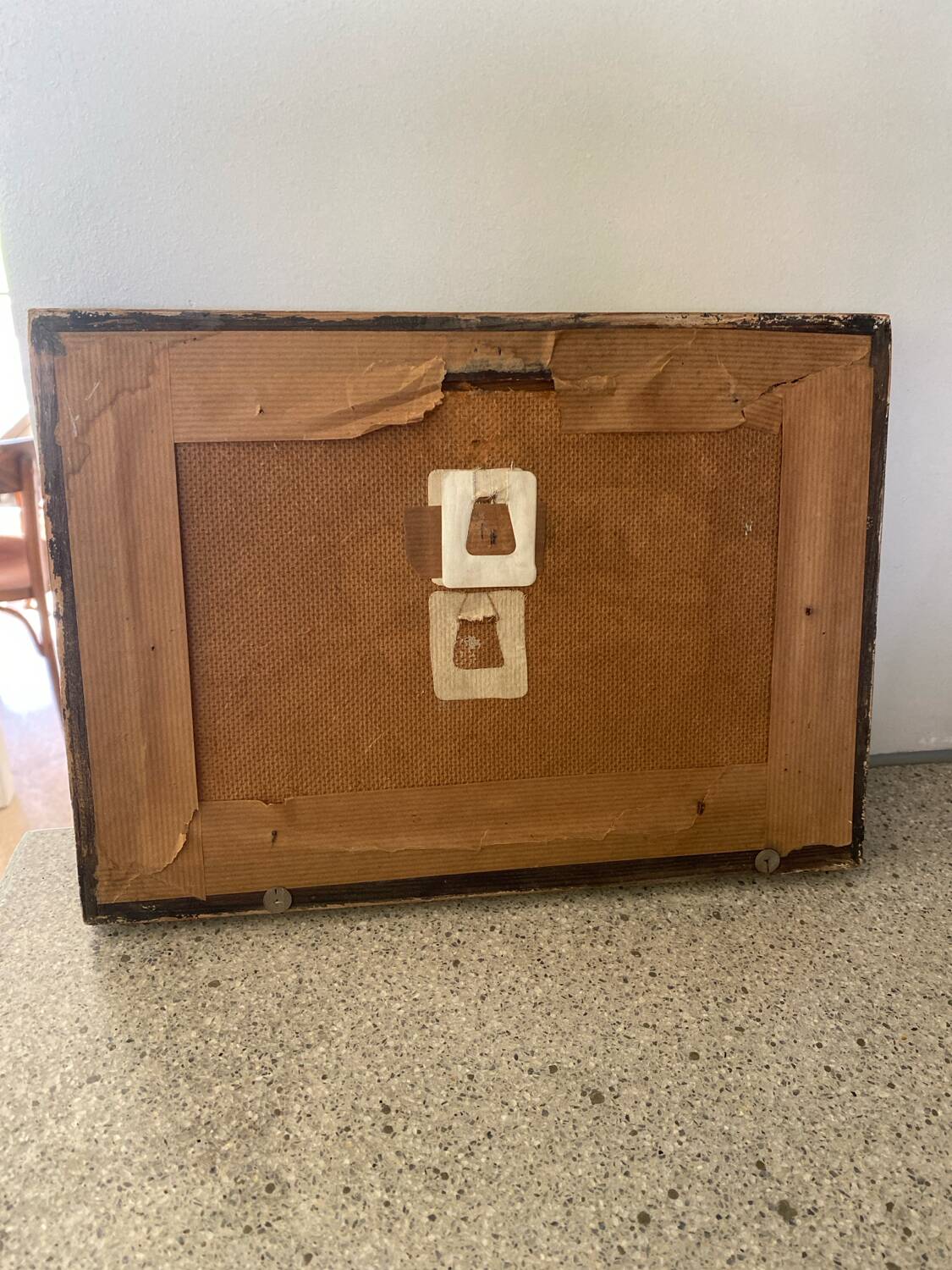 Peinture paysage de campagne signée