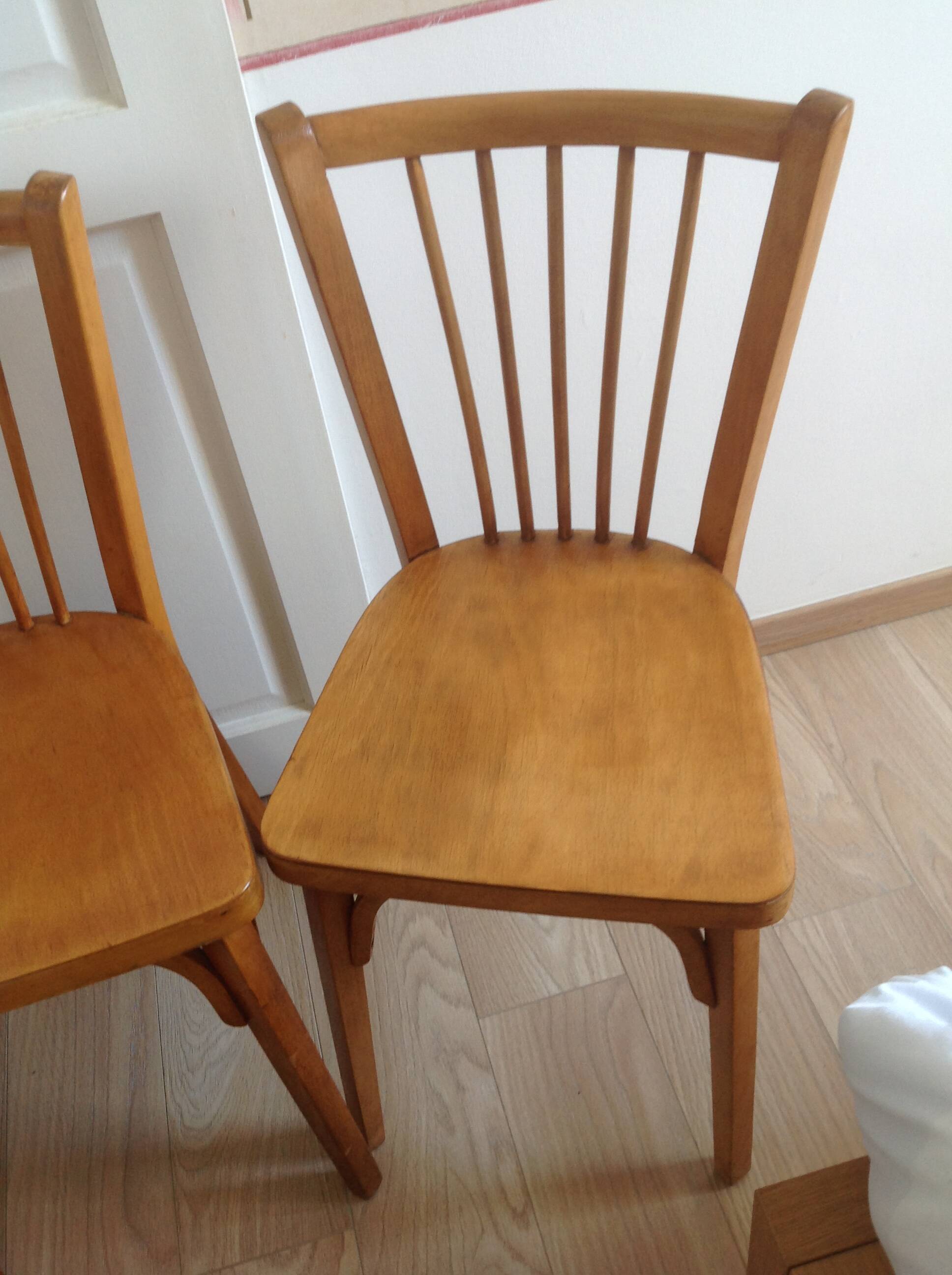 4 vintage Baumann chairs