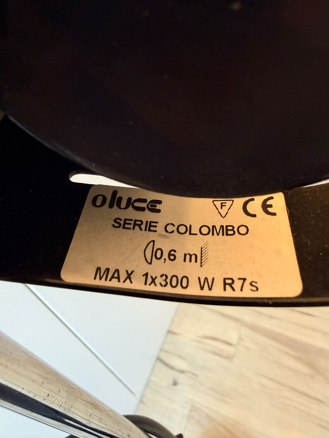 Colombo Floor Lamp – Joe Colombo for Oluce – vintage Italian design –