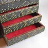 Studded Leather-Wrapped Dome Chest, 18th