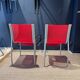 Paire de chaises FPE par Ron Arad pour Kartell rouge Italie années 2000