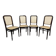 Set of 4 bentwood dining chairs by Thonet.