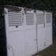 Shutters 4 leaves H148xW245cm (2) antique oak louvres pair 2
