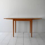 Vintage Scandinavian Edsbyverken Extendable Table with Formica Top