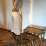 Florentine pull-out tables, 50s/60s