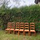 6 oak farmhouse chairs
