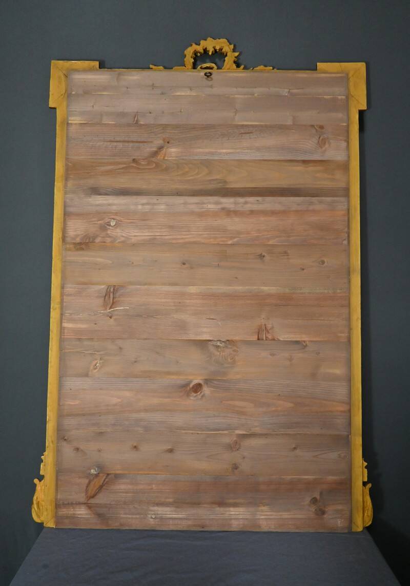 Gilded Wood Mirror, Louis XVI Style – Part 2 of the 19th Century