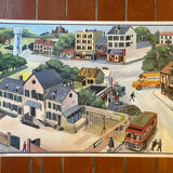 Ogé-Hachette poster "spring / village"