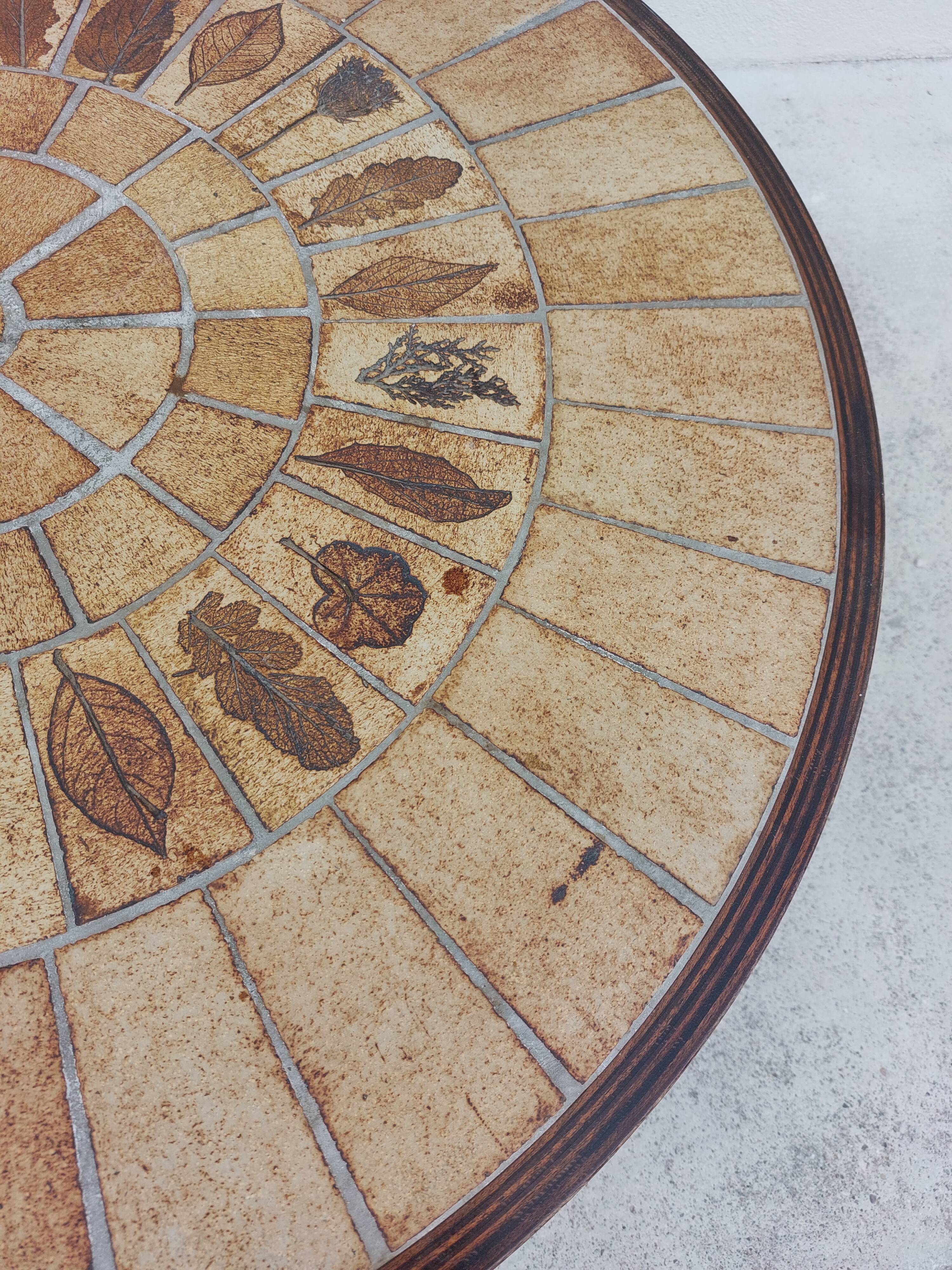 Ceramic coffee table by Roger Capron model Herbarium