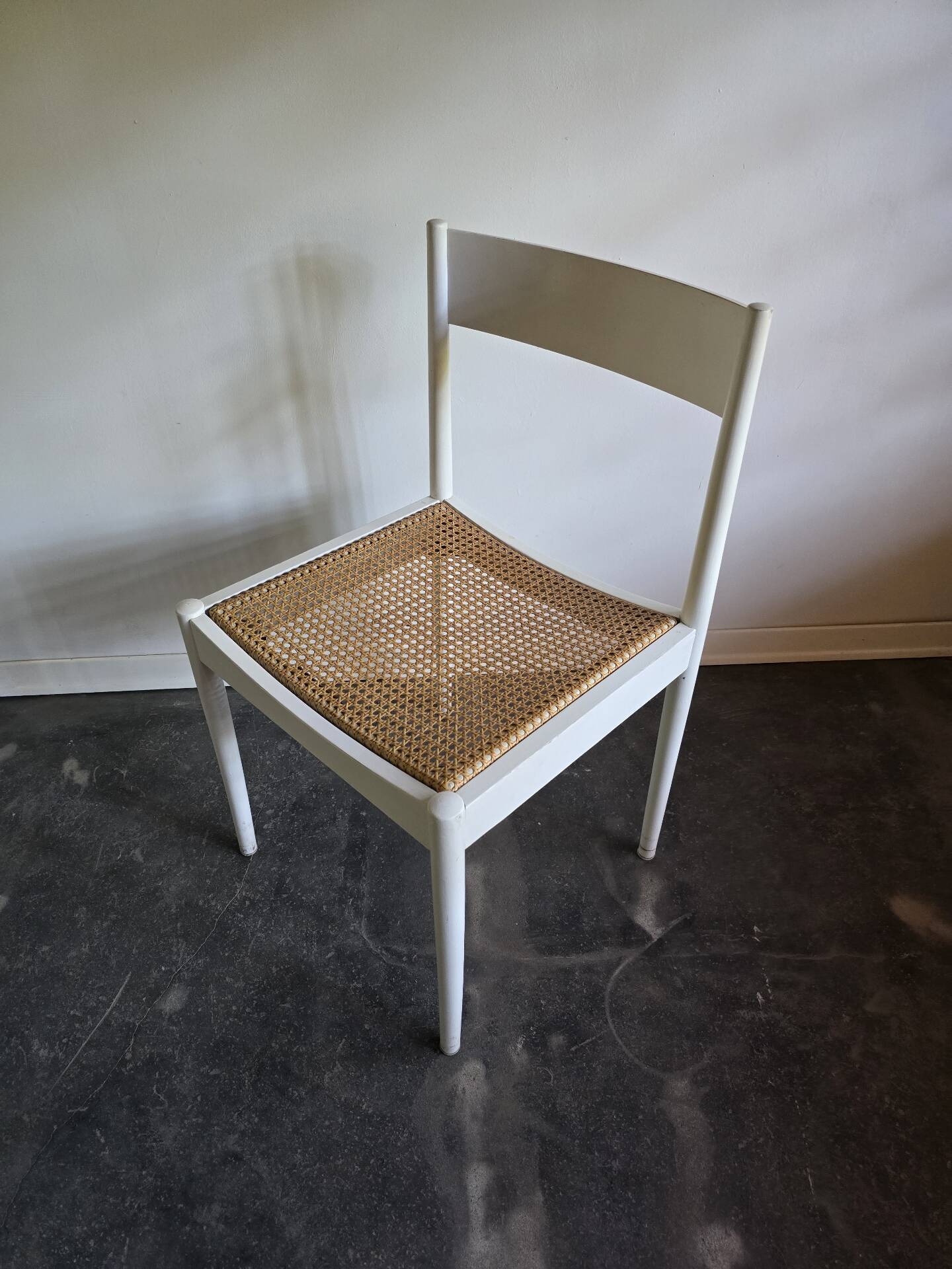 Vintage Cane Dining Chair by Branko Uršič for STOL Kamnik, Yugoslavia,