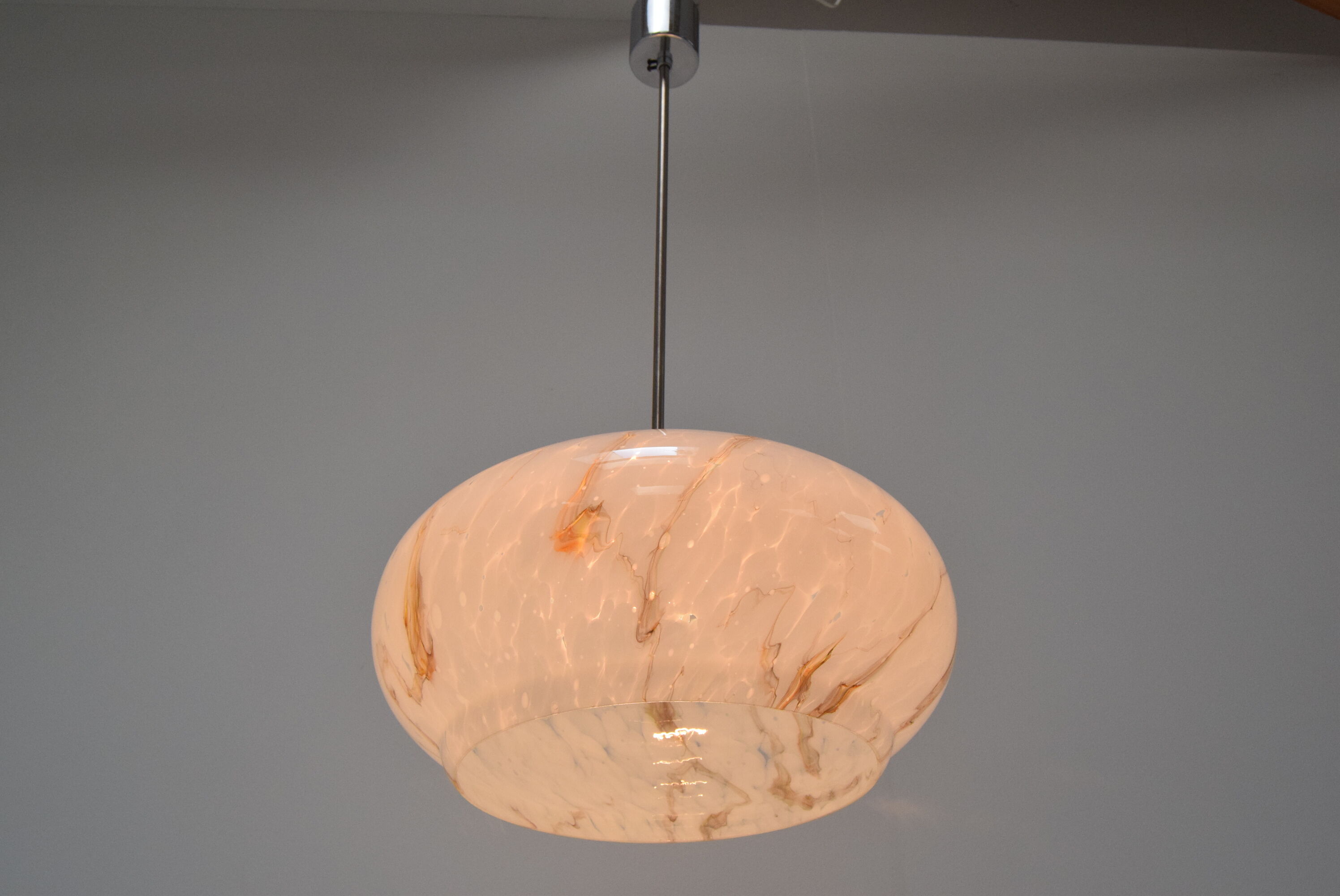 Mid-century glass pendant 1960's