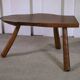 Tabouret brutaliste en chêne 1960’s