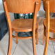 Set of 3 vintage Thonet bistro chairs