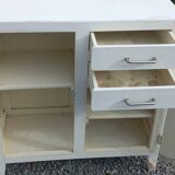 Buffet parisien patine blanche des années 50