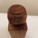 Nut and hazelnut nutcracker in olive wood