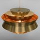 Pendant light "Trava" by Carl Thore for Granhaga Metallindustri. Sweden 1960s.