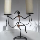 Chandelier en métal mid century Laurids Lonborg
